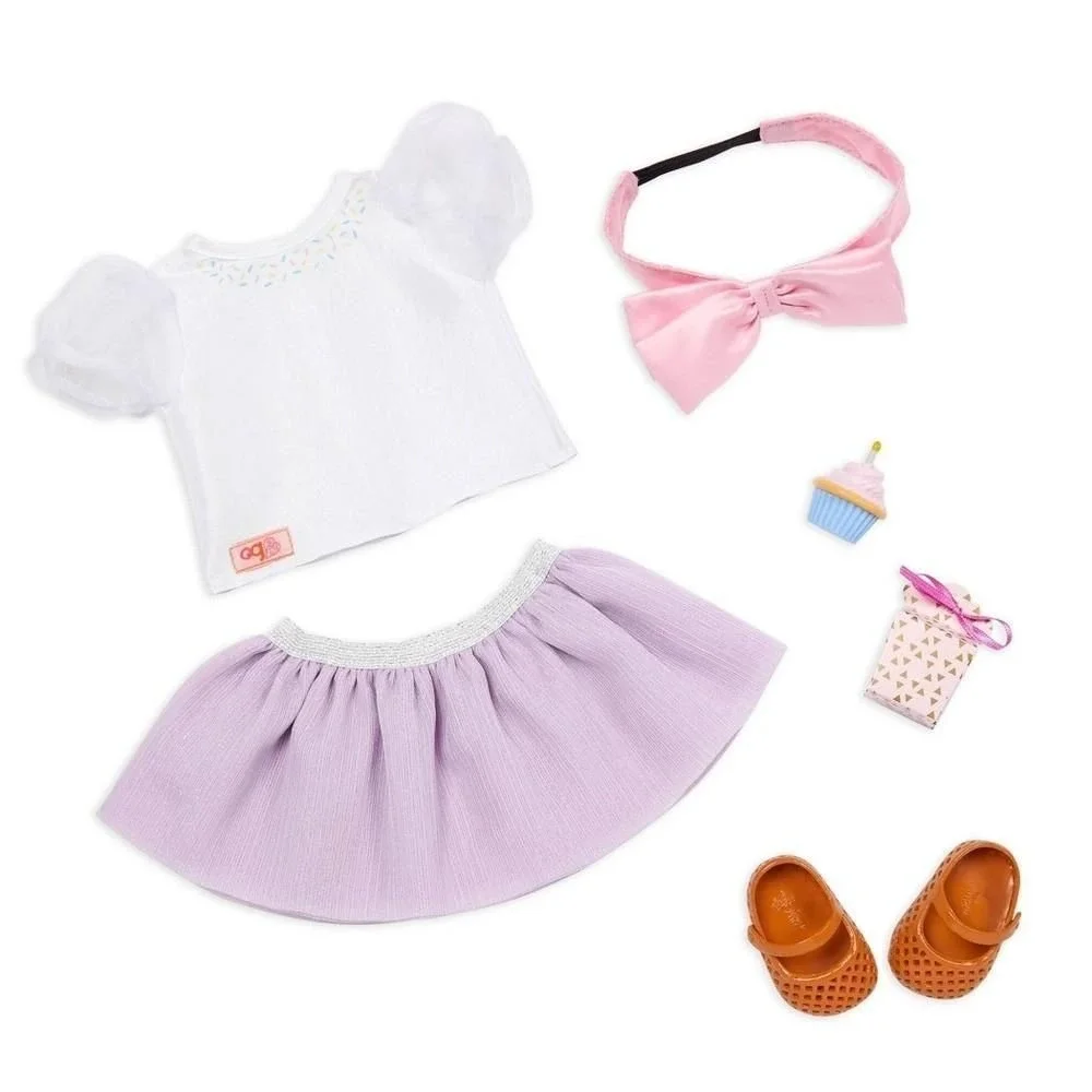 Our Generation Sweet Wishes Fashion Outfit with Cupcake for 18